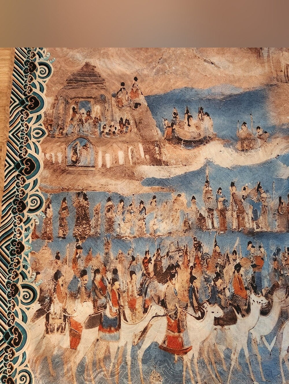 Oriental Big Squared Silk Dragon and Zhang Qian Military Silk Road - Picture 2 of 8